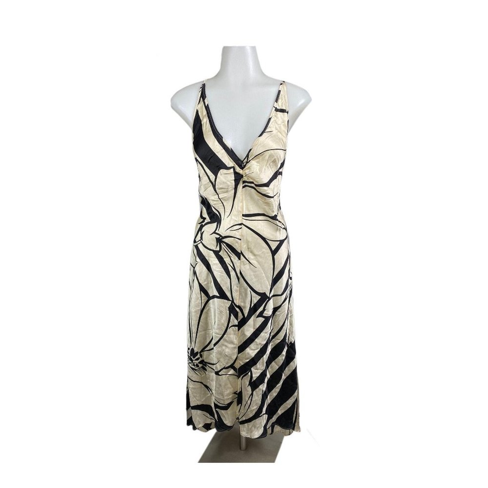 Victoria's Secret Silk High-Low Nightgown Ivory Bl